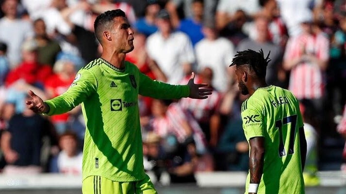 Imagem de Manchester goleado com Cristiano Ronaldo a titular