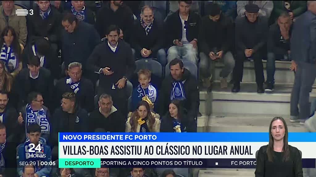 Novo Presidente do FC Porto assistiu ao clássico junto dos adeptos