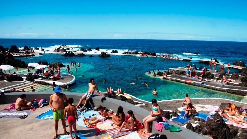 Norte da ilha com temperaturas elevadas