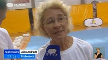 Imagem de Cerimónia de encerramento do Desporto Escolar homenageou professora Júlia Andrade