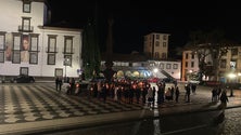 Imagem de Bispo do Funchal a alguns sacerdotes participaram na vigília (áudio)