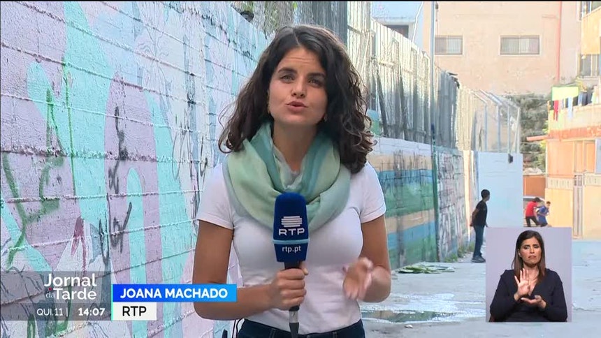 RTP no maior campo de refugiados na Cisjordânia