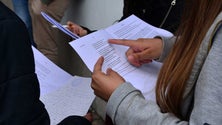 Imagem de Alunos do 12º ano realizaram o exame nacional de português (Vídeo)