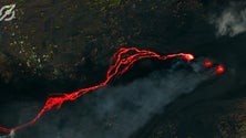 Imagem de Imagens de satélite do vulcão Cumbre Vieja