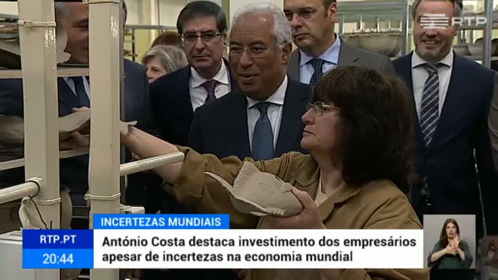 Costa elogia investidores durante visita �s Caldas