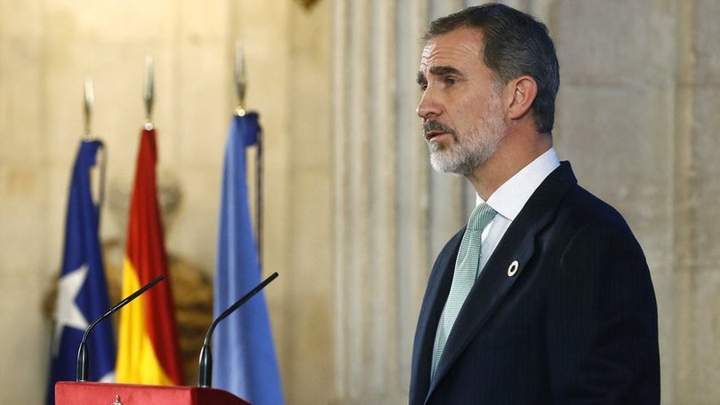 Imagem de Rei de Espanha presente nas cerimónias fúnebres de Jorge Sampaio