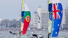 Vela portuguesa com a primeira «medal race»