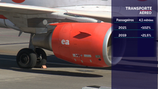Imagem de Só os aviões transportaram mais do que antes da pandemia (vídeo)