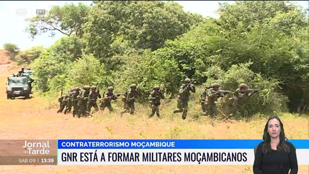 GNR está formar os militares moçambicanos, em técnicas de contraterrorismo