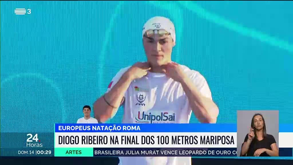 Europeus natação. Diogo Ribeiro estabelece novo recorde nacional e garante ida à final 100m mariposa