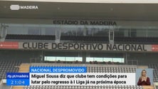 Imagem de Miguel de Sousa diz que clube tem reordenar “tropas” e assumir a candidatura à Primeira Liga na próxima temporada