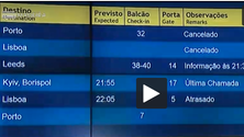Imagem de Sete aviões não conseguiram aterrar (vídeo)