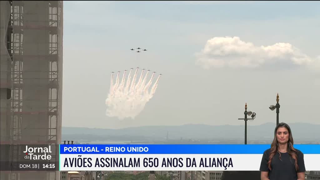 Força aérea Portugesa e a Royal Air Force juntaram-se para celebrar aliança luso-britânica