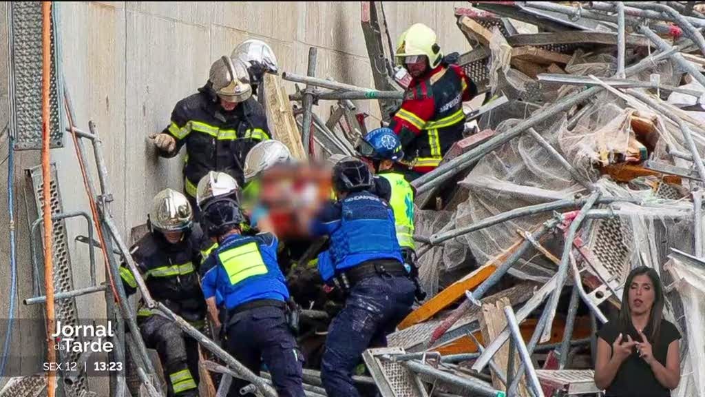 Queda de andaimes provoca dois mortos na Suíça