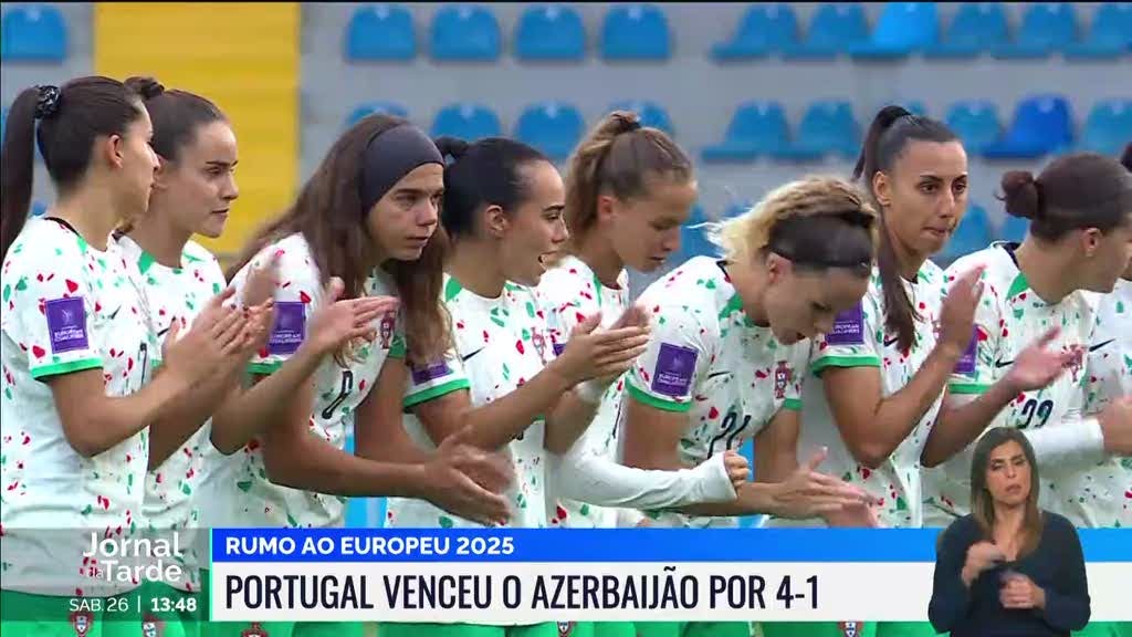 Europeu 2025. Portugal inicia play-off com vitória contra o Azerbaijão