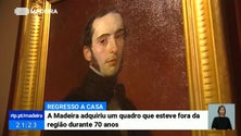 Imagem de Retrato de António Alves da Silva, feito por Karl Briullov, volta à Madeira 70 anos depois