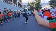 Imagem de Apoio fervoroso aos jogadores do Marítimo (vídeo)