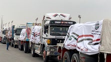 Imagem de Primeiro navio com hospitais de campanha para Gaza chega ao Egito