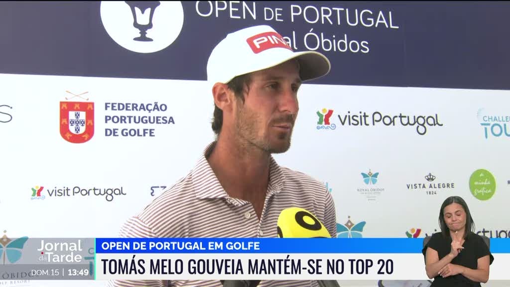 Open de Portugal em Golfe. Tomás Melo Gouveia mantém-se no top 20