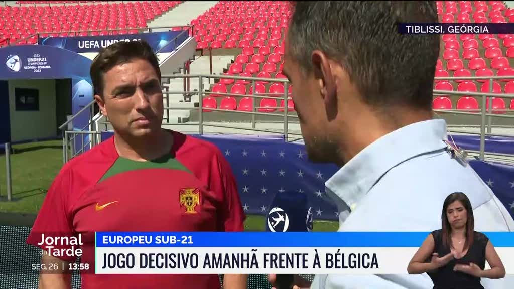 Euro sub-21. Portugal prepara jogo com a Geórgia