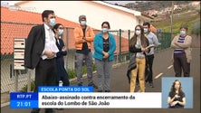 Imagem de Mil assinaturas contra encerramento da Escola do Lombo (vídeo)