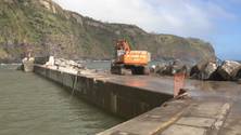 Imagem de Obra de reconstrução do porto das Lajes das Flores lançada no verão (Vídeo)