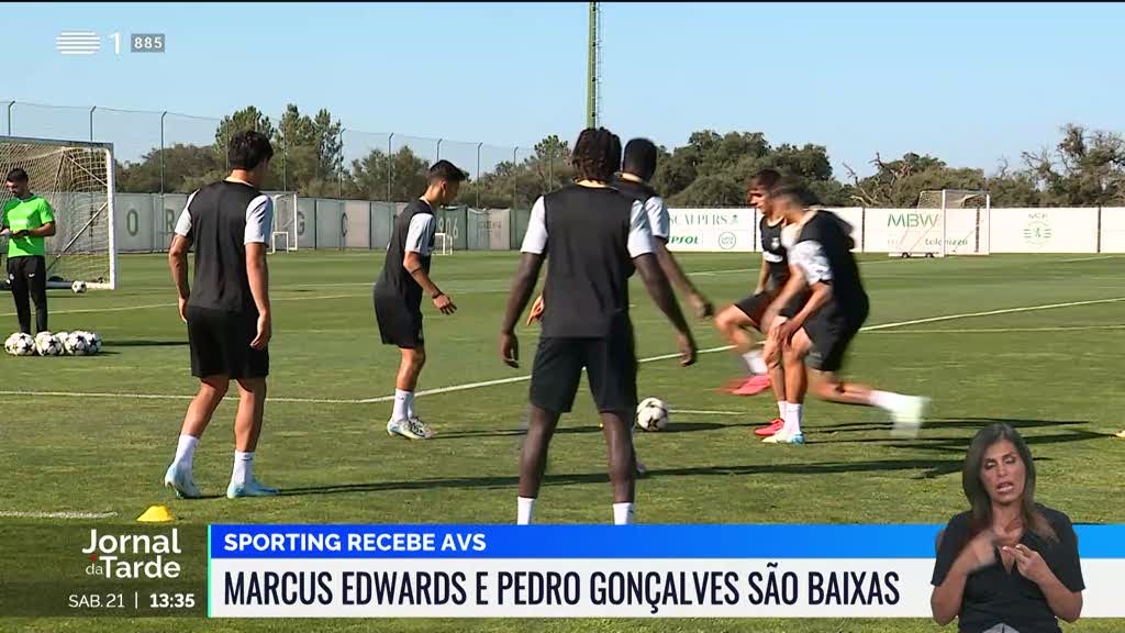 Marcus Edwards e Pedro Gonçalves vão falhar a receção do Sporting ao Aves