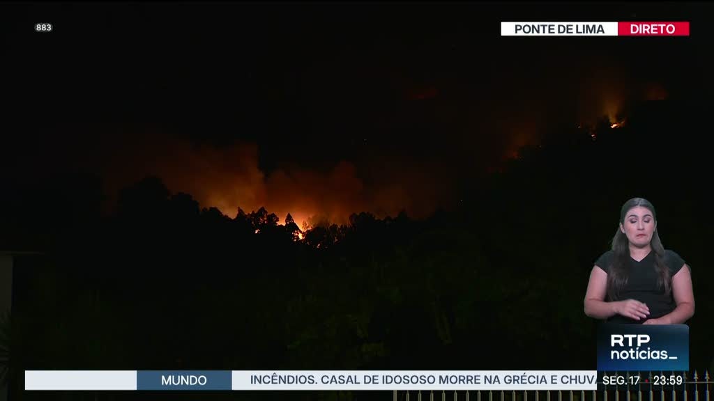 Imagem de Noite complicada em Ponte de Lima