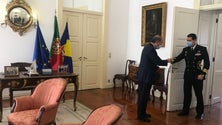Imagem de José Luís Guerreiro Cardoso de saída do Comando da Zona da Madeira