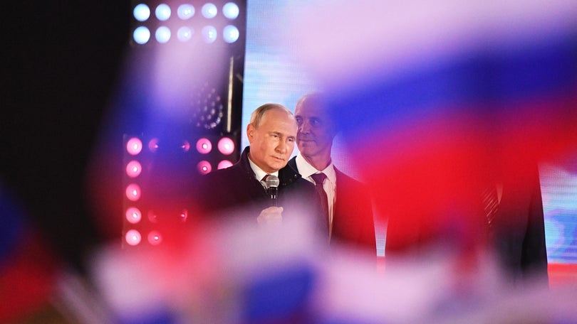 Imagem de Putin promulga tratados de anexação de quatro regiões ucranianas