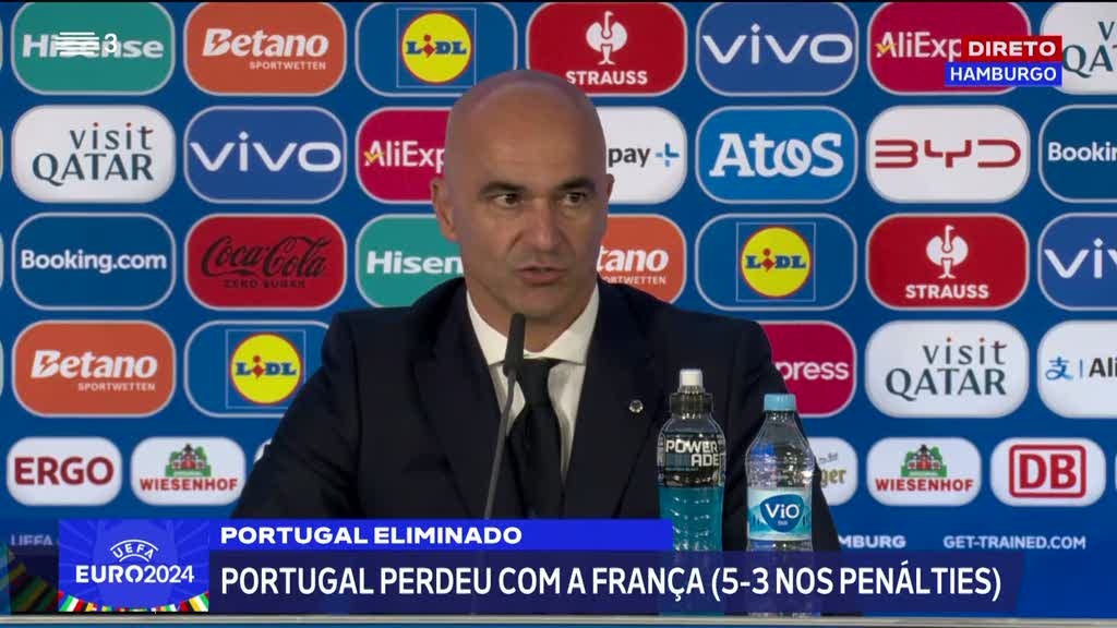 Euro2024. Roberto Martínez dá explicações para a eliminação de Portugal