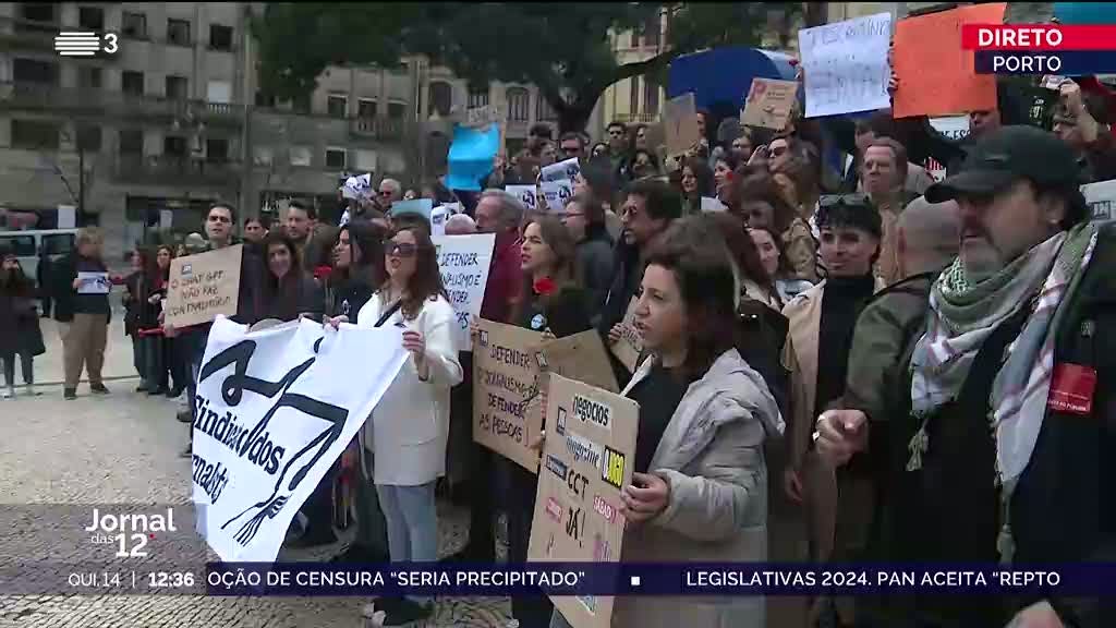 Greve de Jornalistas. Paralisação de 24 horas e concentrações em vários pontos do país