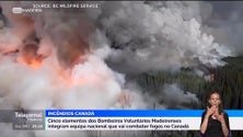 Cinco bombeiros da Madeira vão combater fogos no Canadá (vídeo)