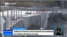 Imagem de Solário do Gavinas já está aberto aos banhistas mas não tem chuveiros (Vídeo)