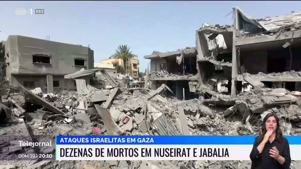 Israel bombardeou um campo de refugiados em Gaza