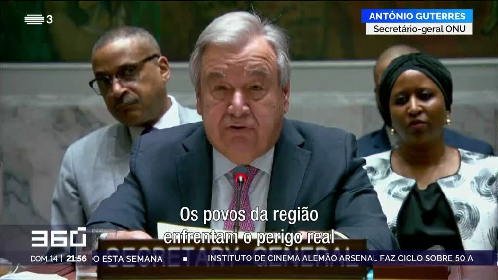 Guterres alerta que Médio Oriente está "no limite" e apela à "máxima contenção"