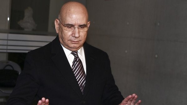 Imagem de Duarte Lima está no tribunal de Sintra para conhecer medidas de coação