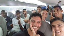Imagem de Nacional regressa à I Liga e equipa festeja subida no avião