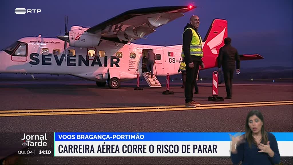Ligação aérea entre Bragança e Portimão em risco