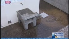 Imagem de Problemas na canalização de moradia incomodam no Caniço (Vídeo)