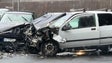 Imagem de Vários carros danificados consequência do mau tempo (fotogaleria)