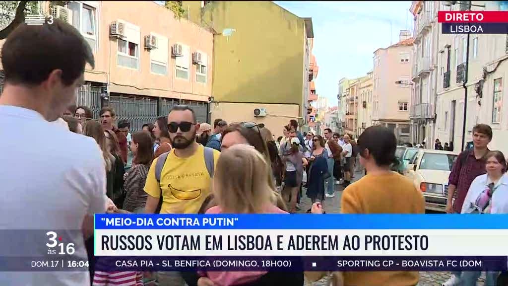 Centenas de russos tentam votar em Lisboa