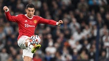 Imagem de Ronaldo marca no triunfo do United