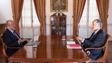 Imagem de Marcelo Rebelo de Sousa reuniu com António Costa no Funchal