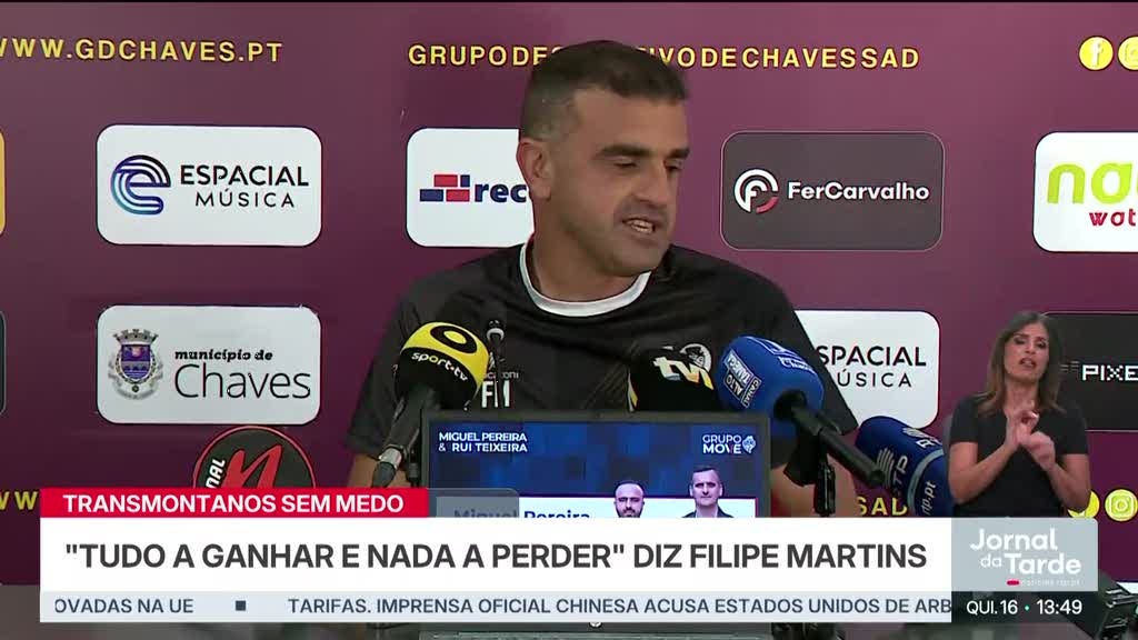 Taça de Portugal. Chaves recusa ansiedade frente ao Benfica