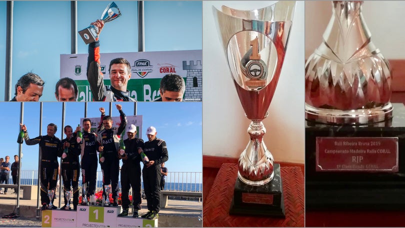Imagem de Taças atribuídas no Rali da Ribeira Brava foram oferecidas por empresa da qual faz parte Rui Pinto