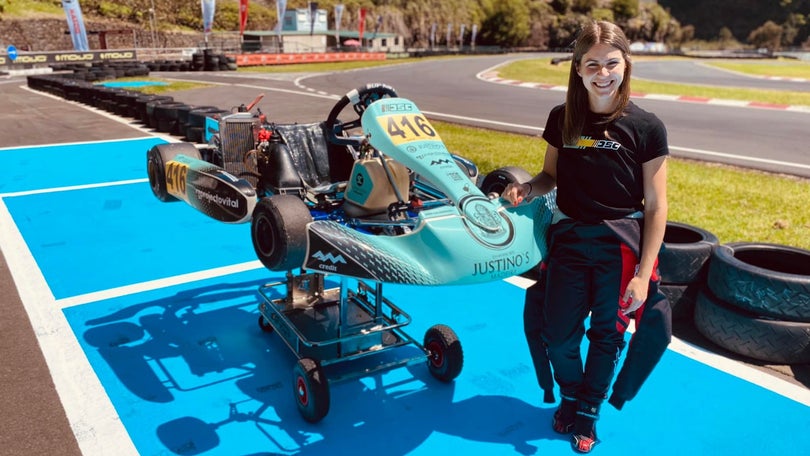 Sofia Correia representa Portugal nos jogos de automobilismo