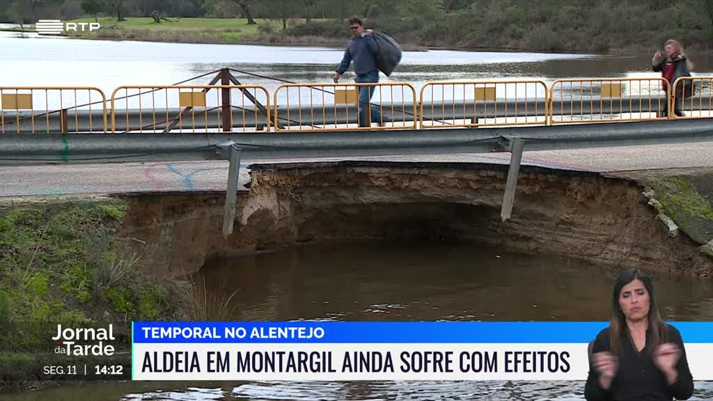 Aldeia em Montargil ainda sofre efeitos de tempestade de há um ano