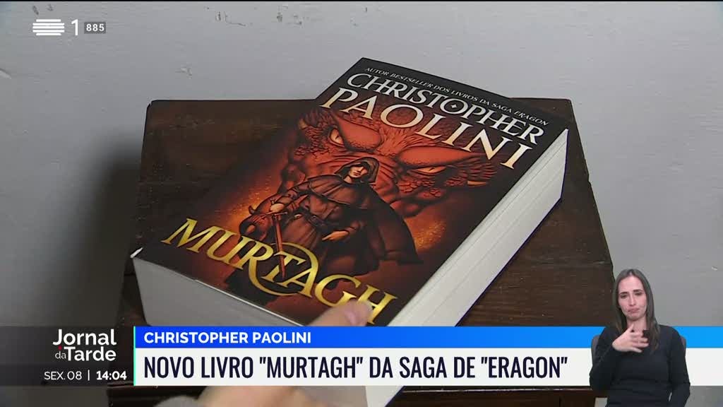 Já foi lançado em português o novo livro de Christopher Paolini