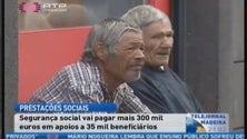 Imagem de A segurança social vai pagar mais 300 mil euros em apoios a 35 mil beneficiários madeirenses (Vídeo)